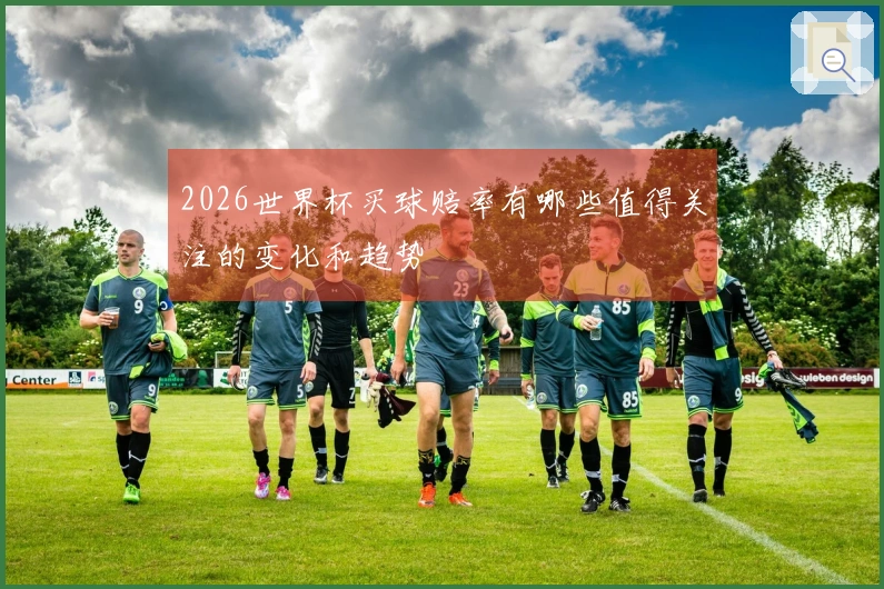 2026世界杯买球赔率有哪些值得关注的变化和趋势